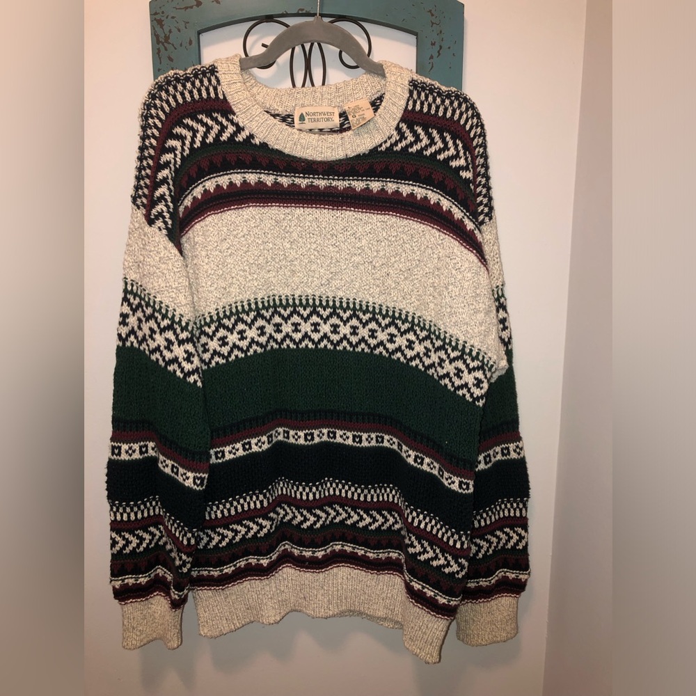 VTG Northwest Territory Cotton Sweater L
